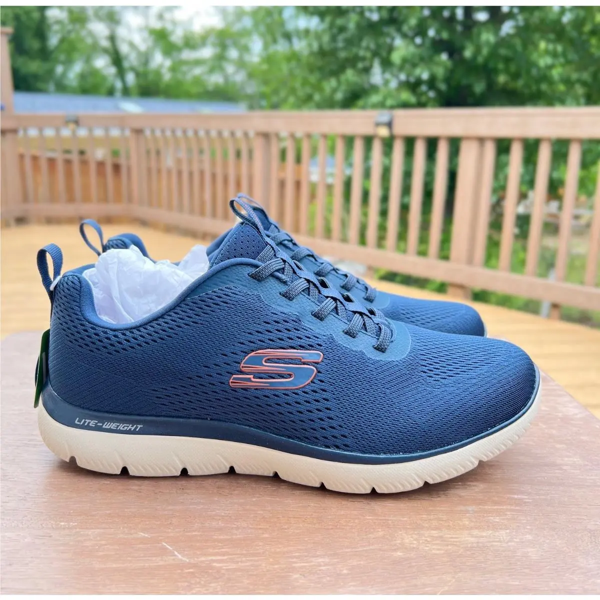 Skechers shoes - SKECHERS Summits Eckler - Summits Eckler - 232963 WVOR - Blue (UPC: 198376423995) 1