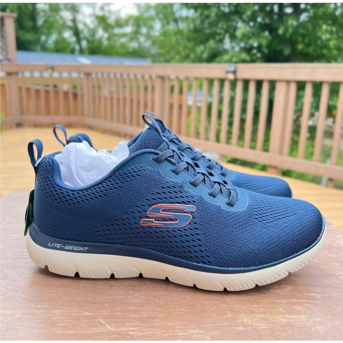 Skechers shoes - SKECHERS Summits Eckler - Summits Eckler - 232963 WVOR - Blue (UPC: 198376423995) 2