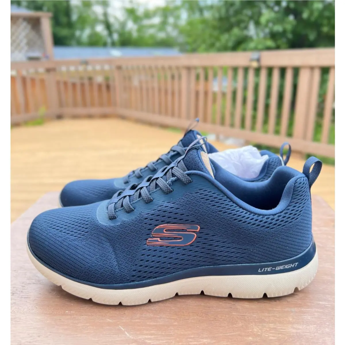 Skechers shoes - SKECHERS Summits Eckler - Summits Eckler - 232963 WVOR - Blue (UPC: 198376423995) 4