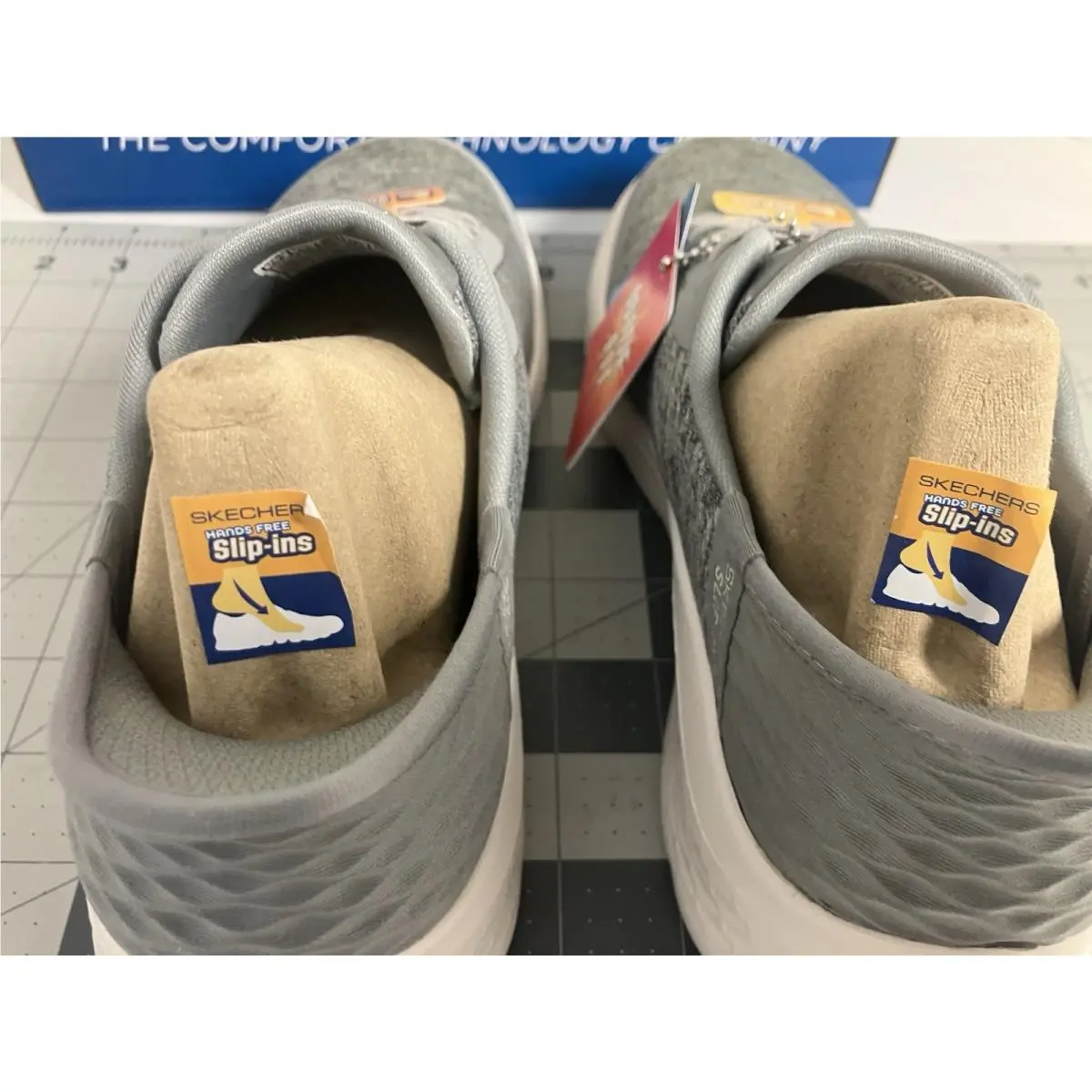 Skechers shoes - Skechers Go Walk Flex Hands Free Slip-Ins-Grand Entry - Gray 10