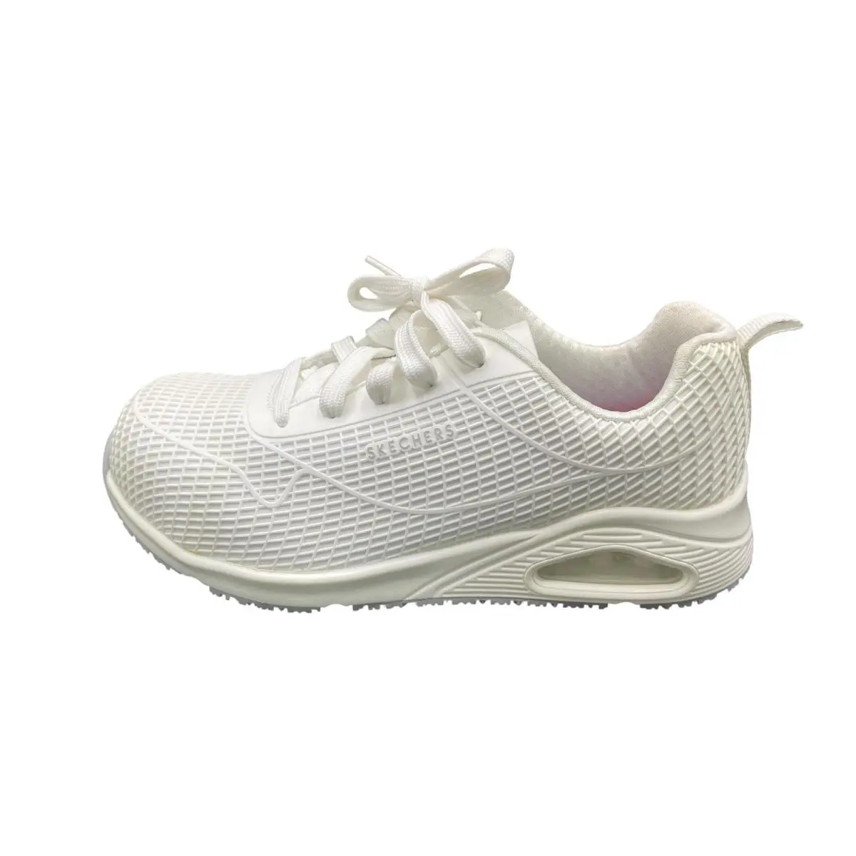 Skechers Women Sneaker Work Medical Food 108072 Uno SR Jhansi White Size 8 M