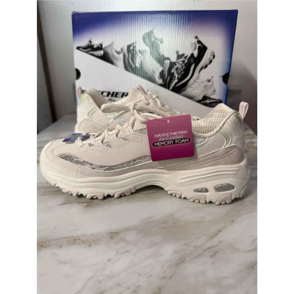 Skechers shoes - Skechers D`Lites Sun Garden - Sun Garden - White 3