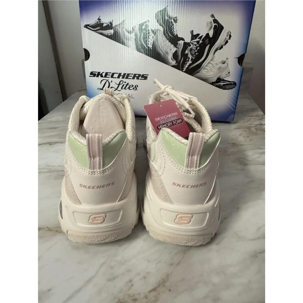 Skechers shoes - Skechers D`Lites Sun Garden - Sun Garden - White 4