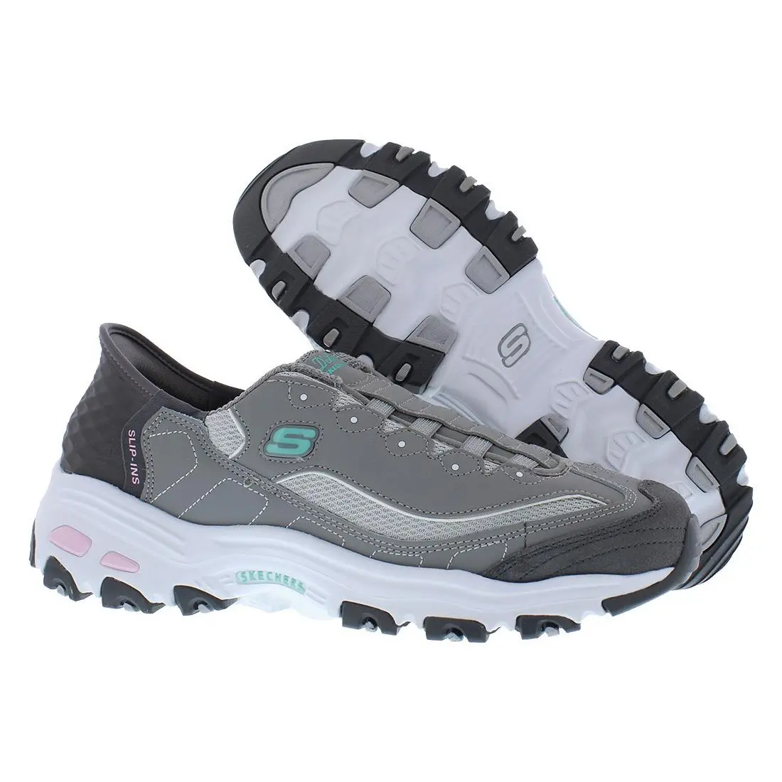 Skechers D`lites Page Slip On Leather Womens Shoes Size 9.5 Color: