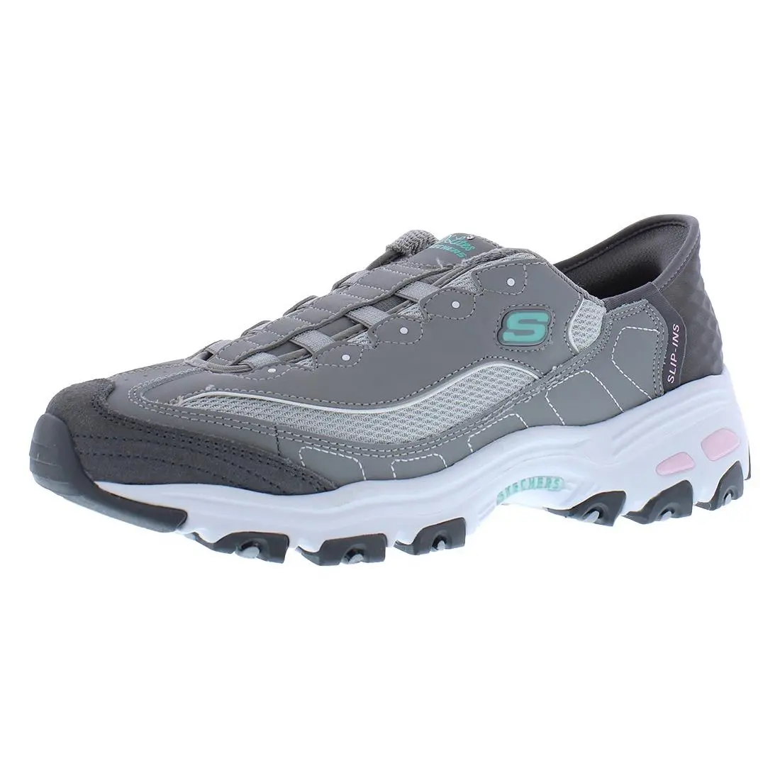 Skechers shoes - Gray/Light Pink, Main: Grey (UPC: 197627585116) 0