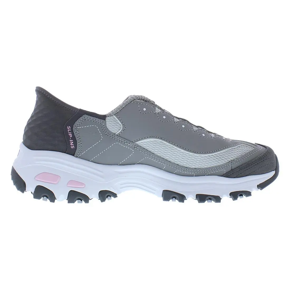 Skechers shoes - Gray/Light Pink, Main: Grey (UPC: 197627585116) 1