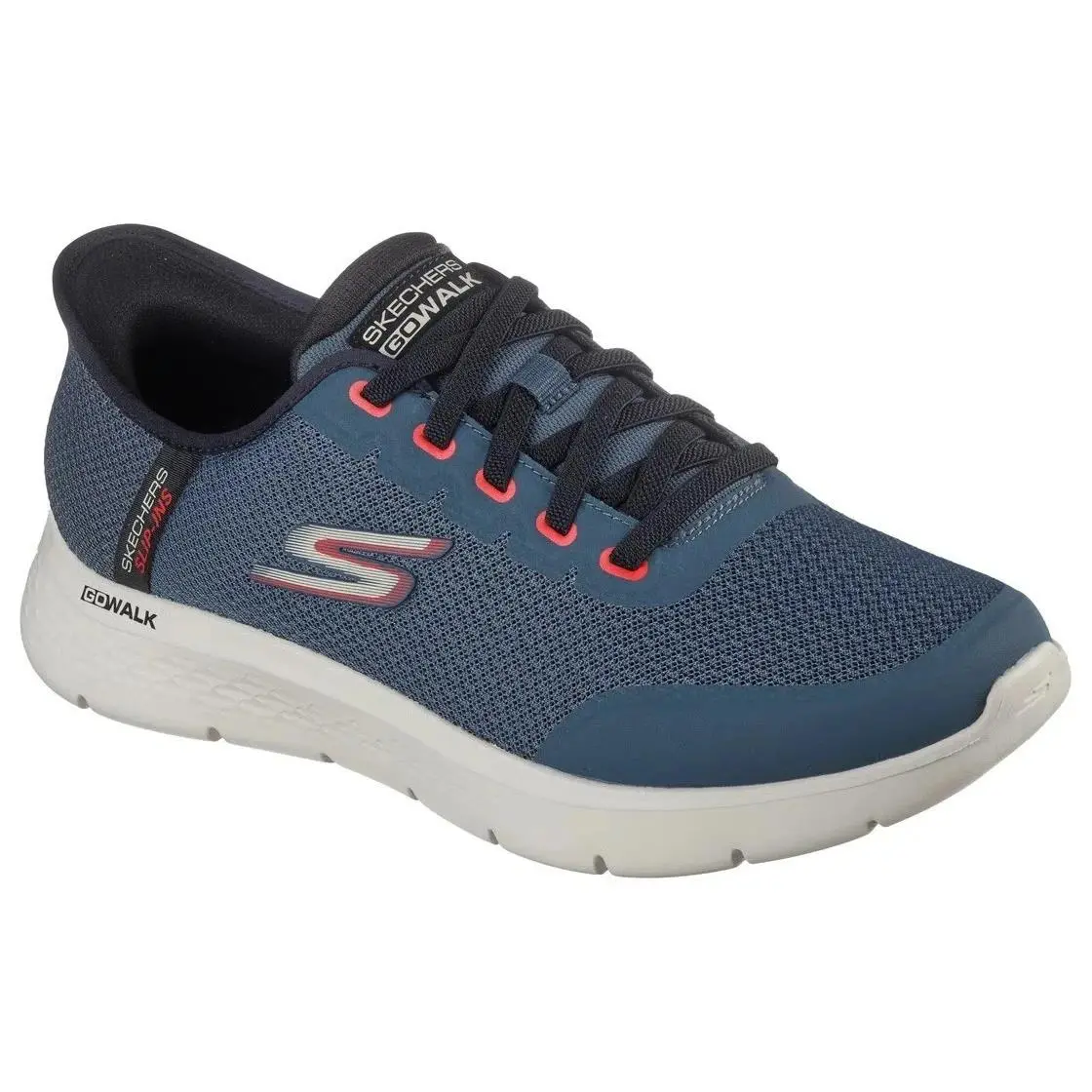Skechers US8.5 Shoes Men Slip Ins Go Walk Slate Memory Foam Comfort 216332