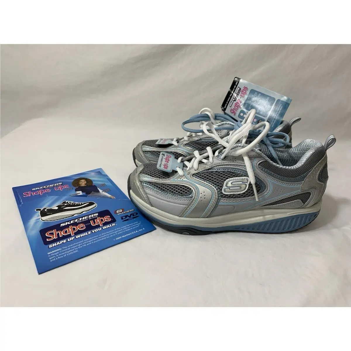 Skechers shoes - Skechers Shape-Ups XF Accelerator - Accelerator - 12320 - Silver, Blue 0