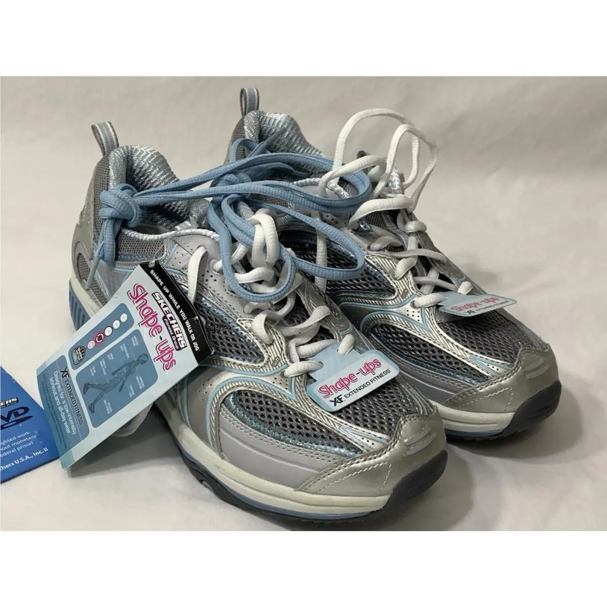 Skechers shoes - Skechers Shape-Ups XF Accelerator - Accelerator - 12320 - Silver, Blue 3