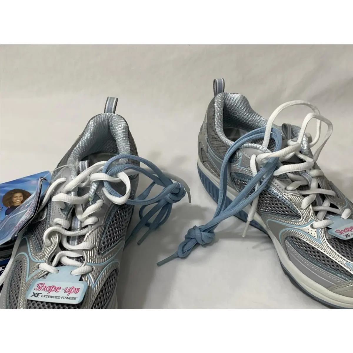 Skechers shoes - Skechers Shape-Ups XF Accelerator - Accelerator - 12320 - Silver, Blue 7