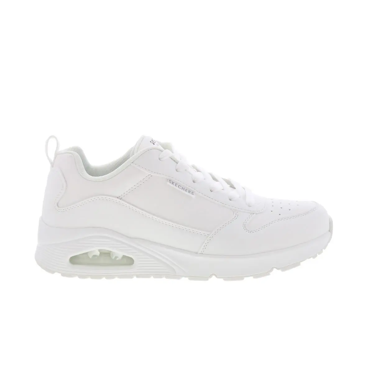 Skechers Uno - Alder 183012-WHT Mens White Lifestyle Sneakers Shoes 8