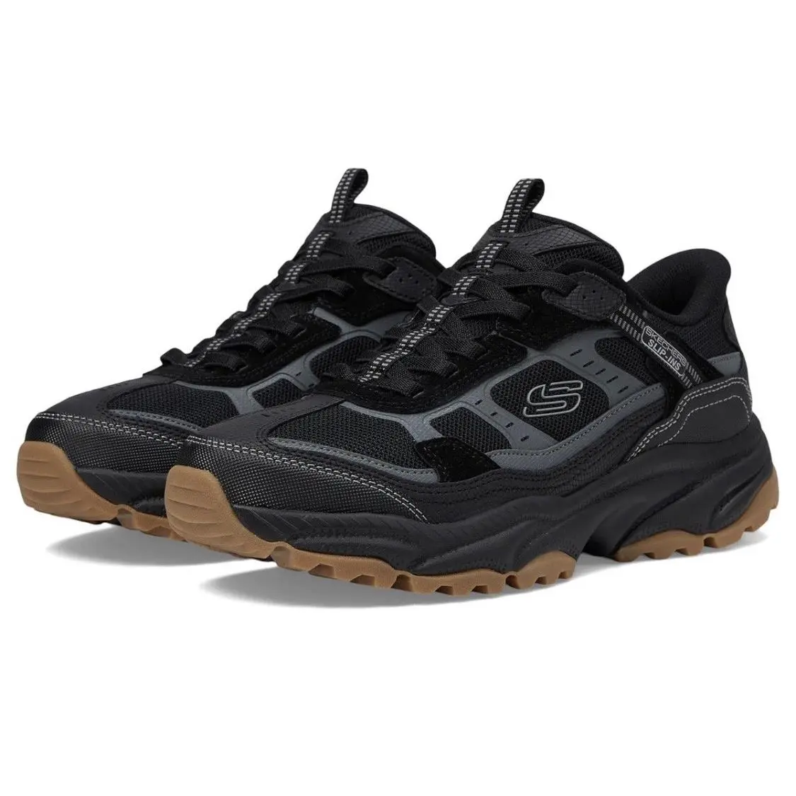 Skechers Vigor AT Men’s Sneaker US 6.5 Medium - Black/Black