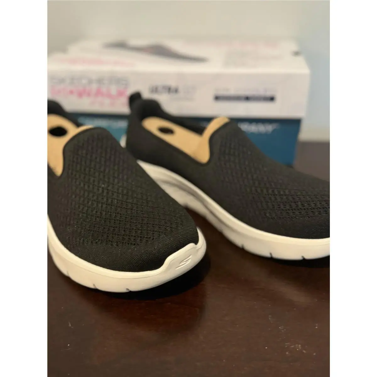 Skechers shoes - SKECHERS Performance Go Walk Flex - Black/White 4