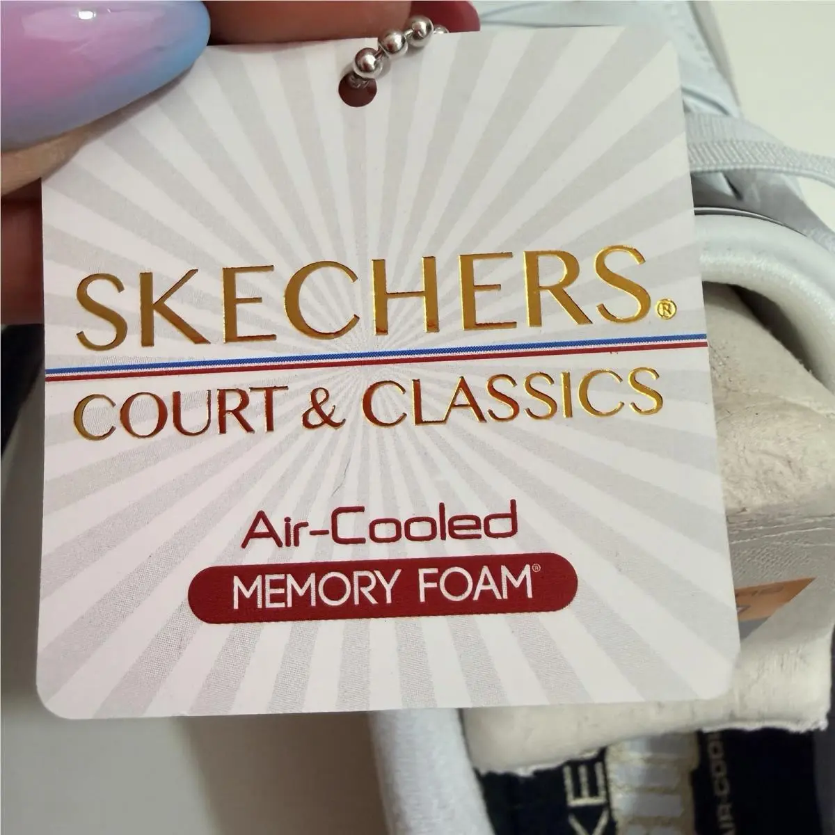 Skechers shoes - Skechers Slip-Ins Air-Cooled Memory Foam Hotshot Kickoff - 185322/WBK - White, Black 3