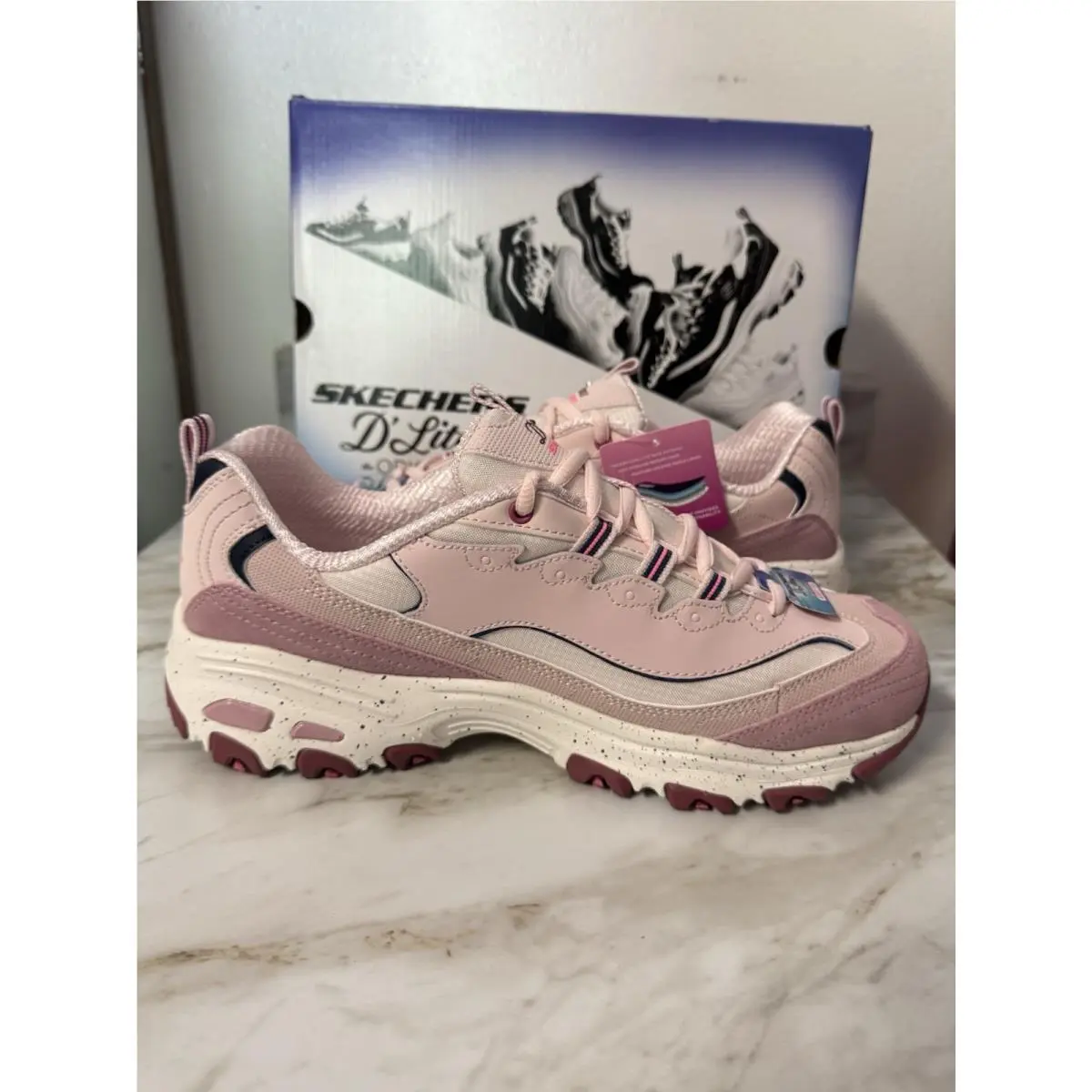 Skechers shoes - D`Lites Bold Views - Bold Views - 149589/MVMT - Pink 1