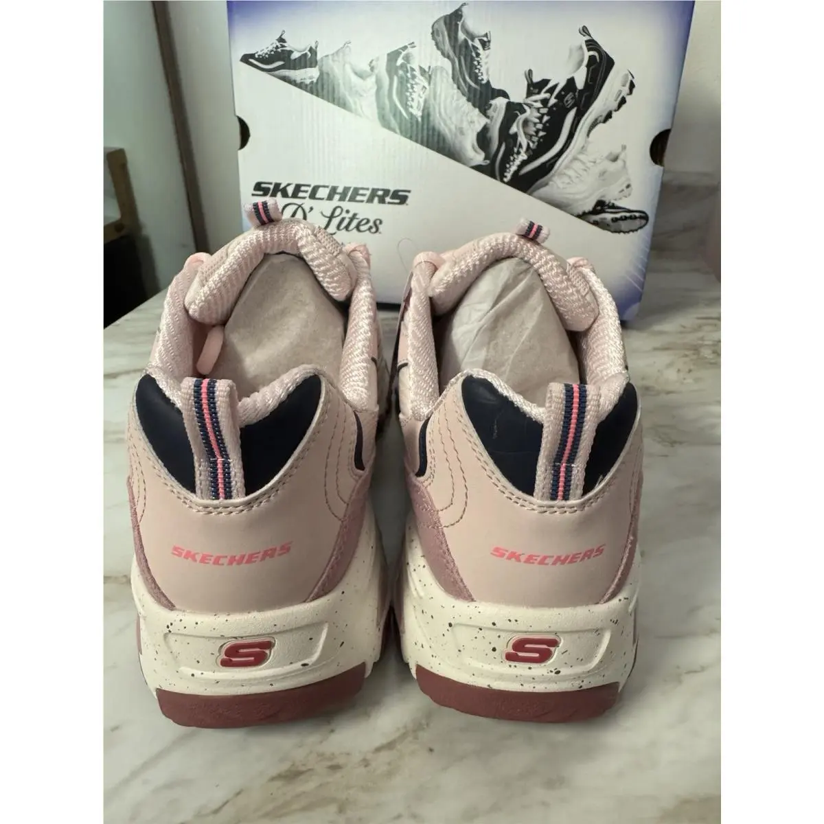 Skechers shoes - D`Lites Bold Views - Bold Views - 149589/MVMT - Pink 4