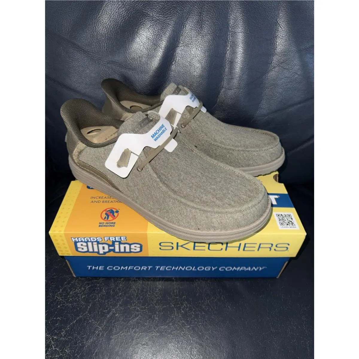 Skechers Melson - Coronado Slip-ins Memory Foam 210959 Khaki Mens Size 10.5