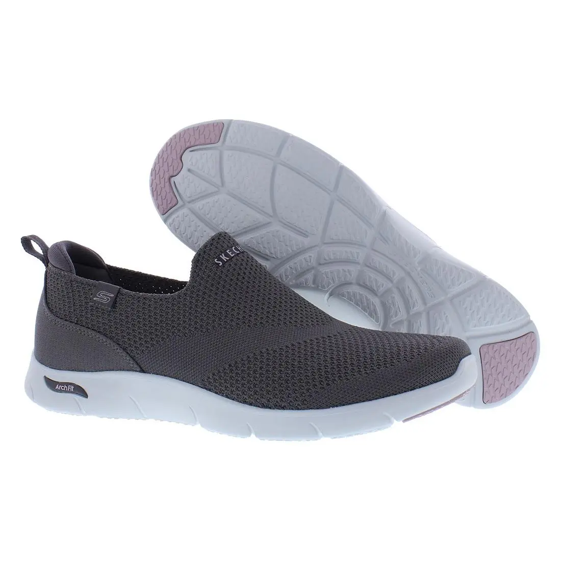 Skechers Arch Fit Refine Iris Slip On Womens Shoes Size 7.5 Color: Charcoal
