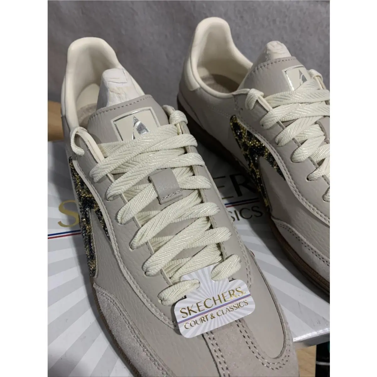 Skechers shoes - Skechers Shimmering Spots - Shimmering Spots - Beige (UPC: 198376899561) 5