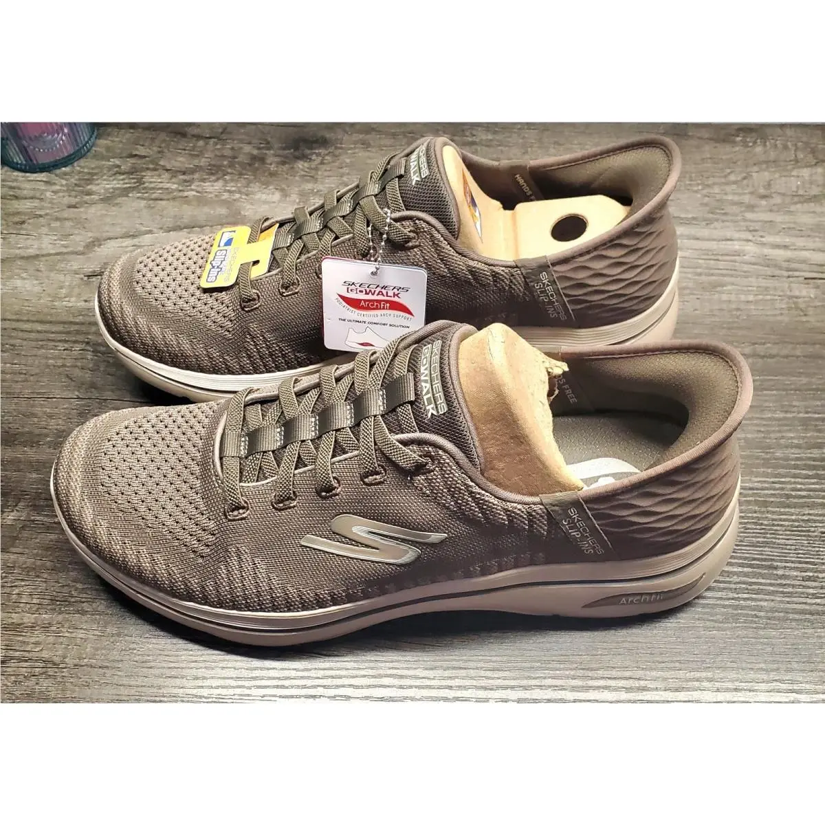 Skechers shoes - GO WALK Arch Fit - WALK Arch Fit - Beige 5