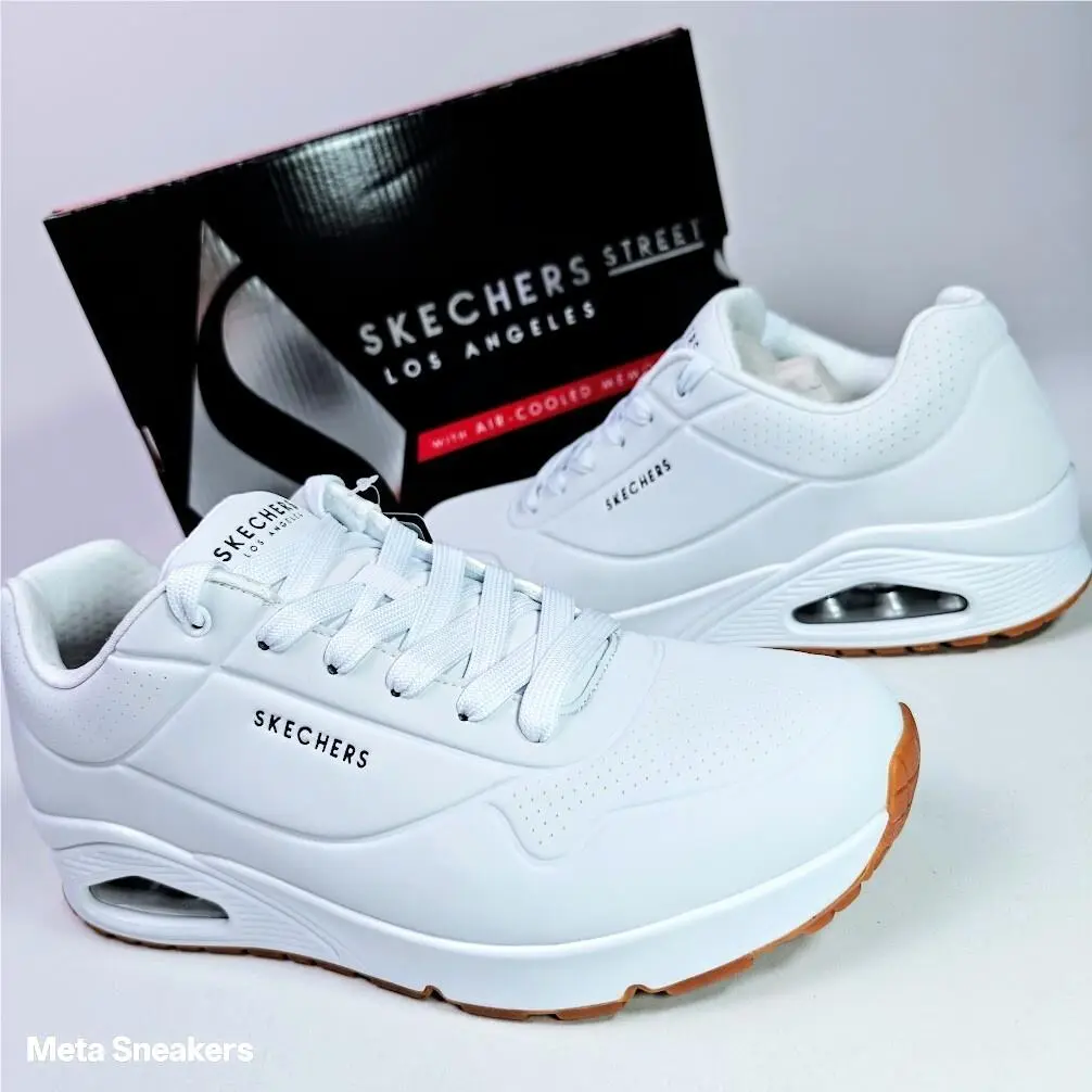 Skechers shoes - Skechers Uno Stand On Air - 52458 - White 1