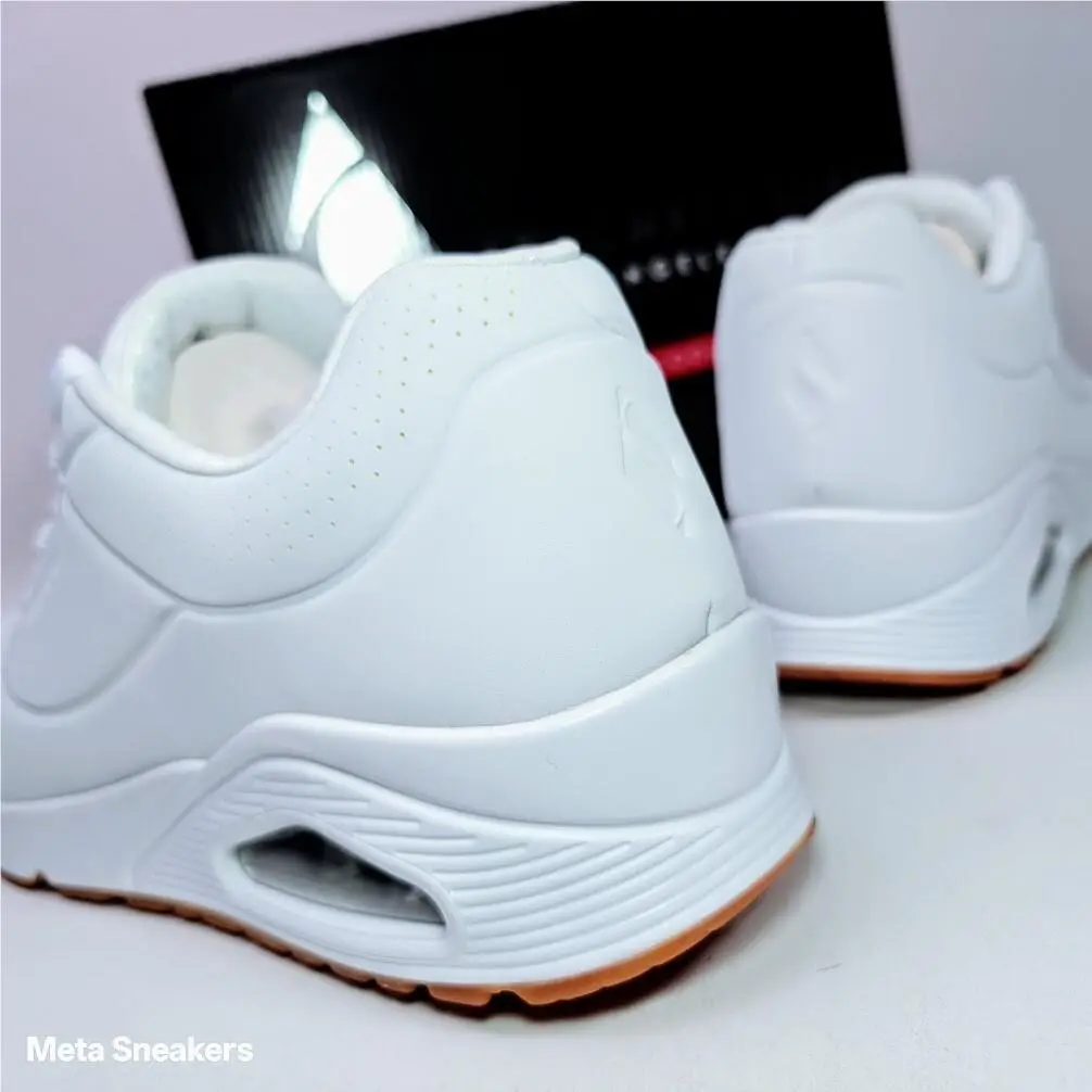 Skechers shoes - Skechers Uno Stand On Air - 52458 - White 3