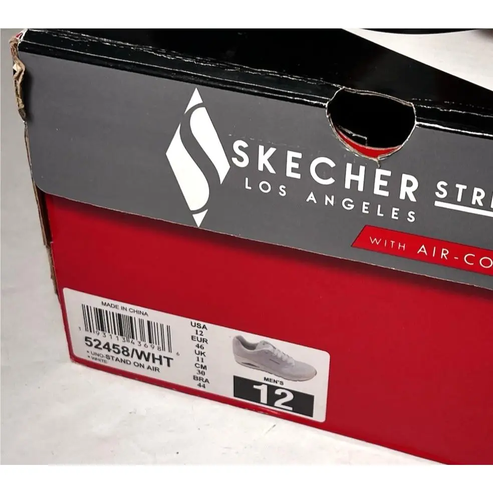 Skechers shoes - Skechers Uno Stand On Air - 52458 - White 5
