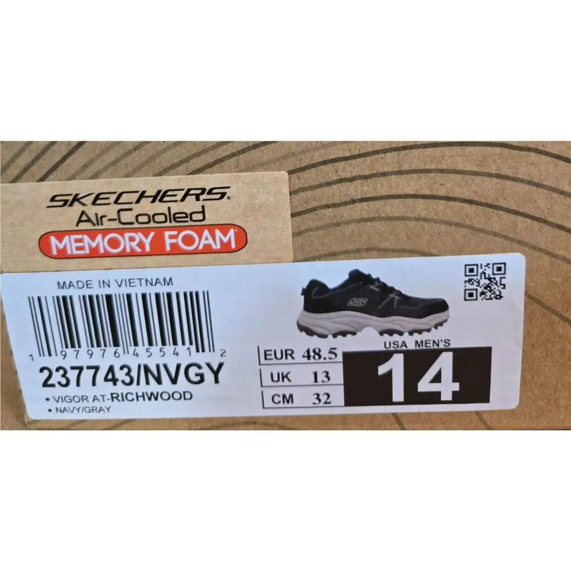 Skechers shoes - Vigor AT RICHWOOD - Vigor RICHWOOD - 237743/NVGY - Navy/Grey (UPC: 197976455412) 7