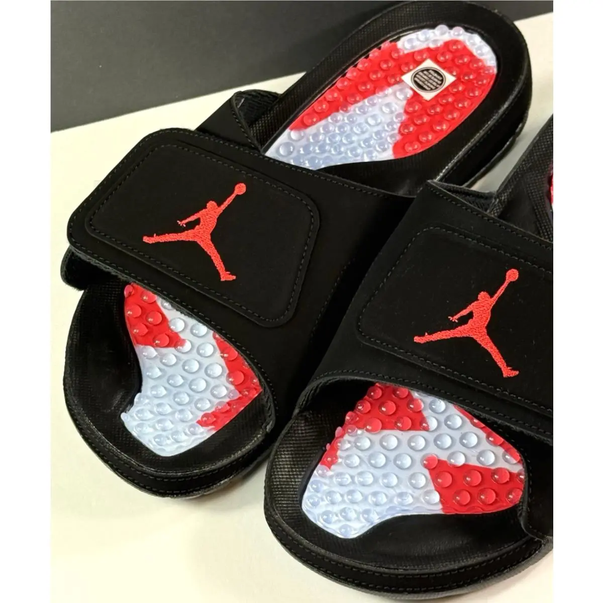 Nike shoes - Air Jordan Hydro - Air Hydro - DM0979 009 - Black-Infered 23 16