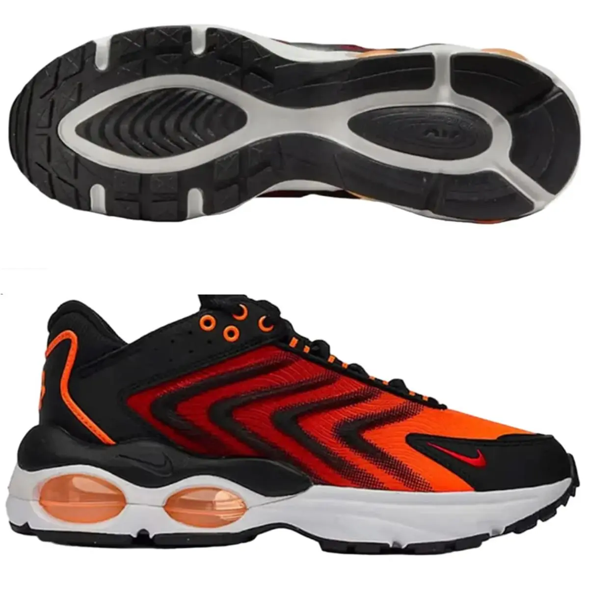 Nike shoes - BLACK/RED/ORANGE 6