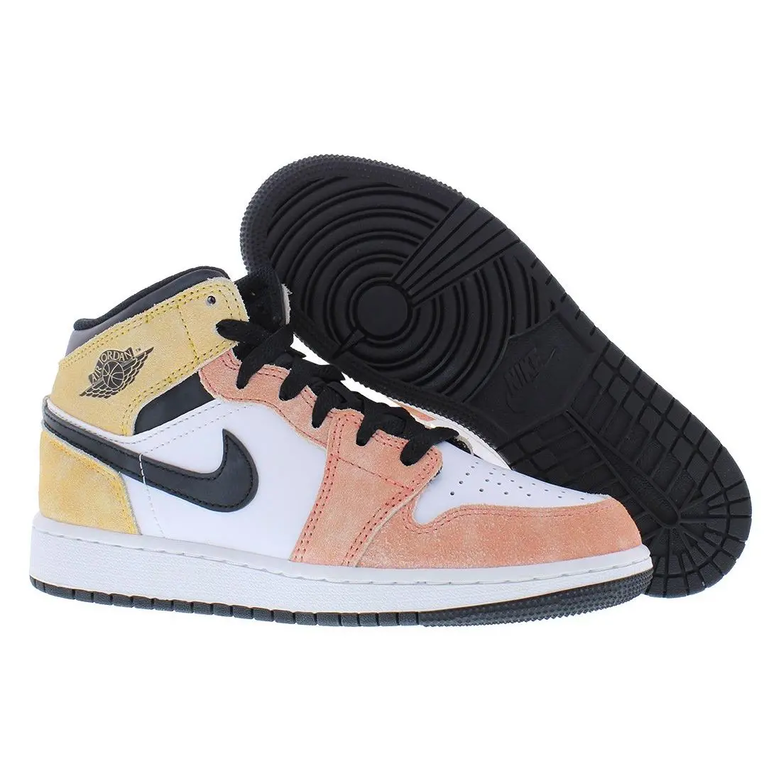 Air Jordan 1 Mid SE GS Boys Shoes by Nike