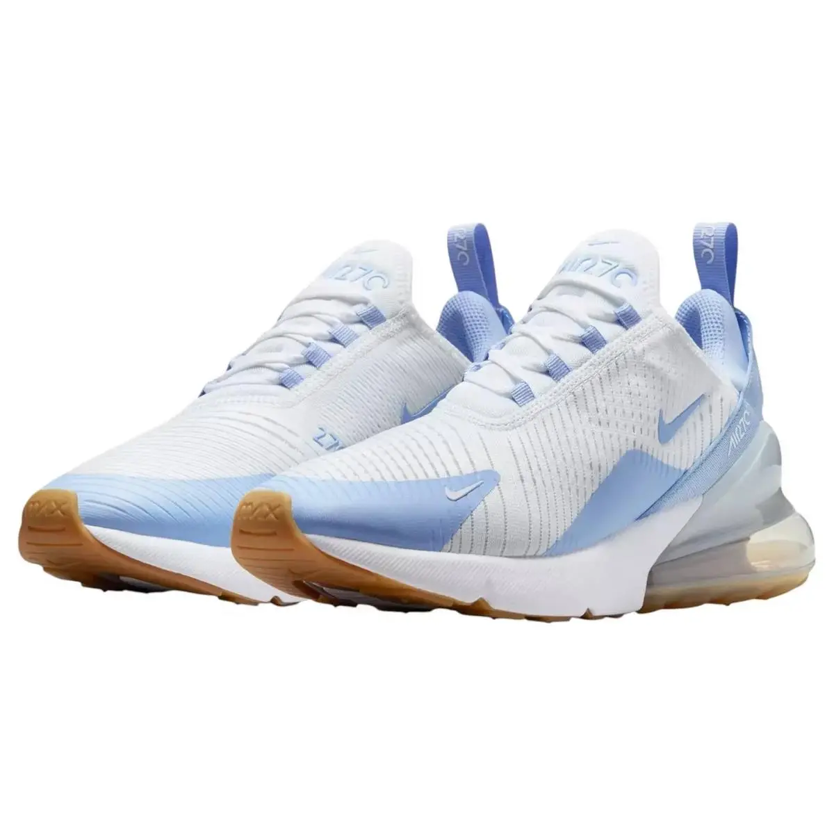 Nike shoes - Nike Air Max 270 - Air Max - HJ3222-600 - White/Blue Tint/Gum Light Brown/Aluminum 9