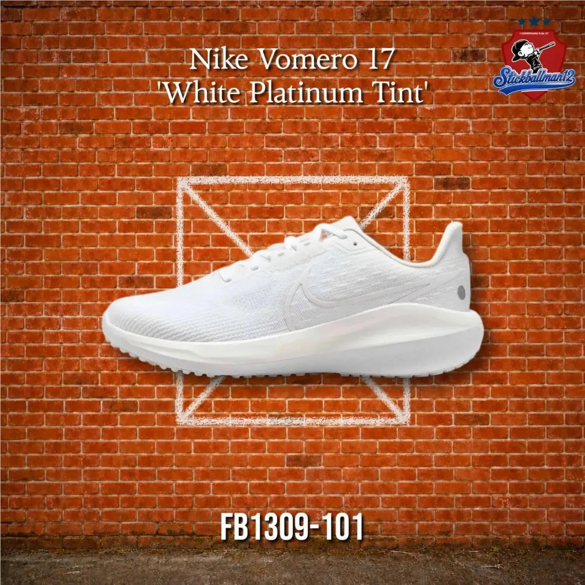 Vomero 17 White Platinum Tint FB1309-101 by Nike