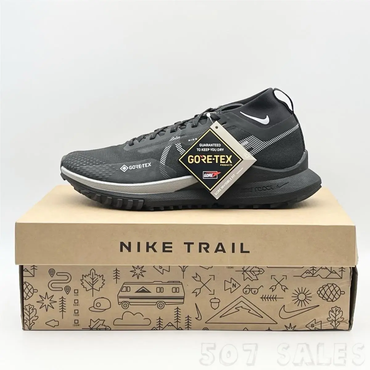 Nike shoes - Nike React Pegasus Trail 4 - DJ7926-001 - Black 7