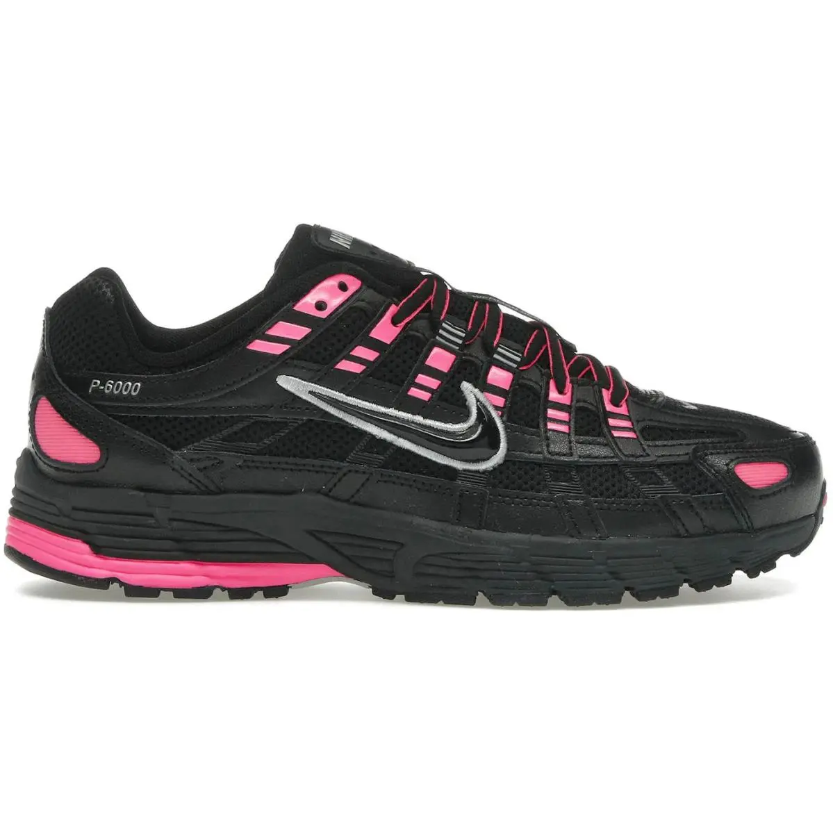 Nike P-6000 Pink Blast Metallic Silver Black CD6404-600