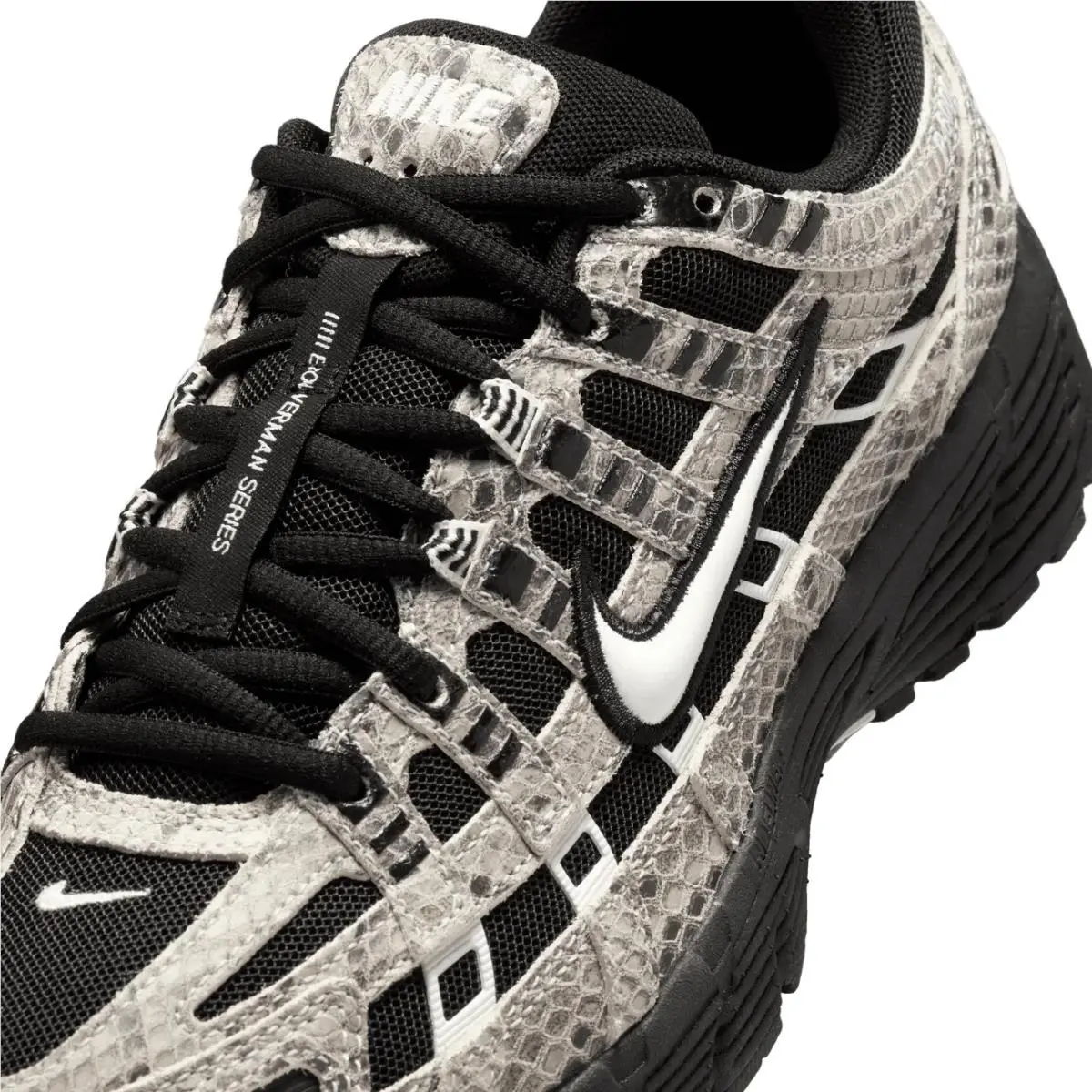 Nike P6000 `python` Women`s Black Casual Training Shoes School