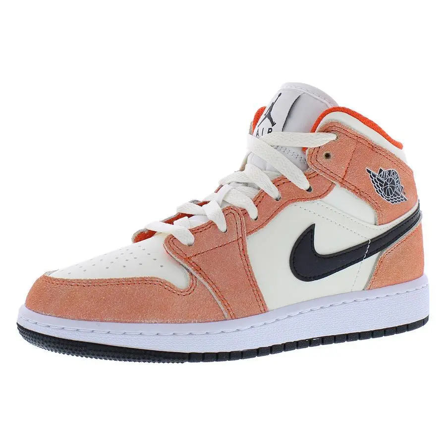 Nike Air Jordan 1 Mid SE GS Boys Shoes