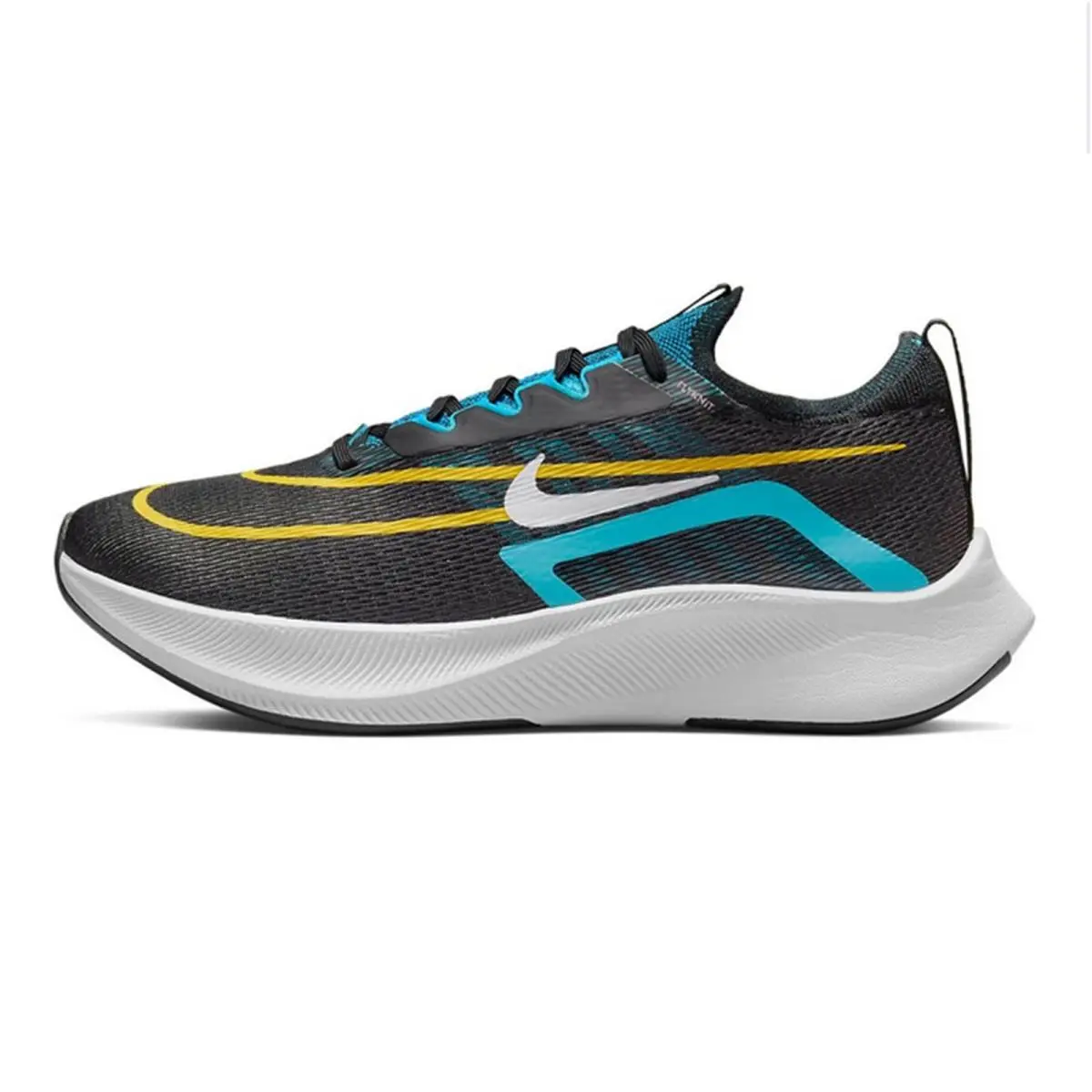 Nike shoes - Nike Zoom Fly - Zoom Fly - Medium - Black/White-Chlorine Blue, Manufacturer: Black/White-Chlorine Blue 9