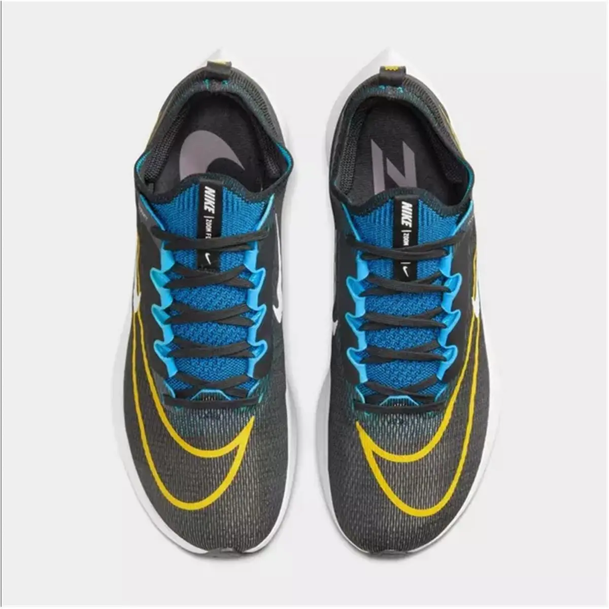 Nike shoes - Nike Zoom Fly - Zoom Fly - Medium - Black/White-Chlorine Blue, Manufacturer: Black/White-Chlorine Blue 6
