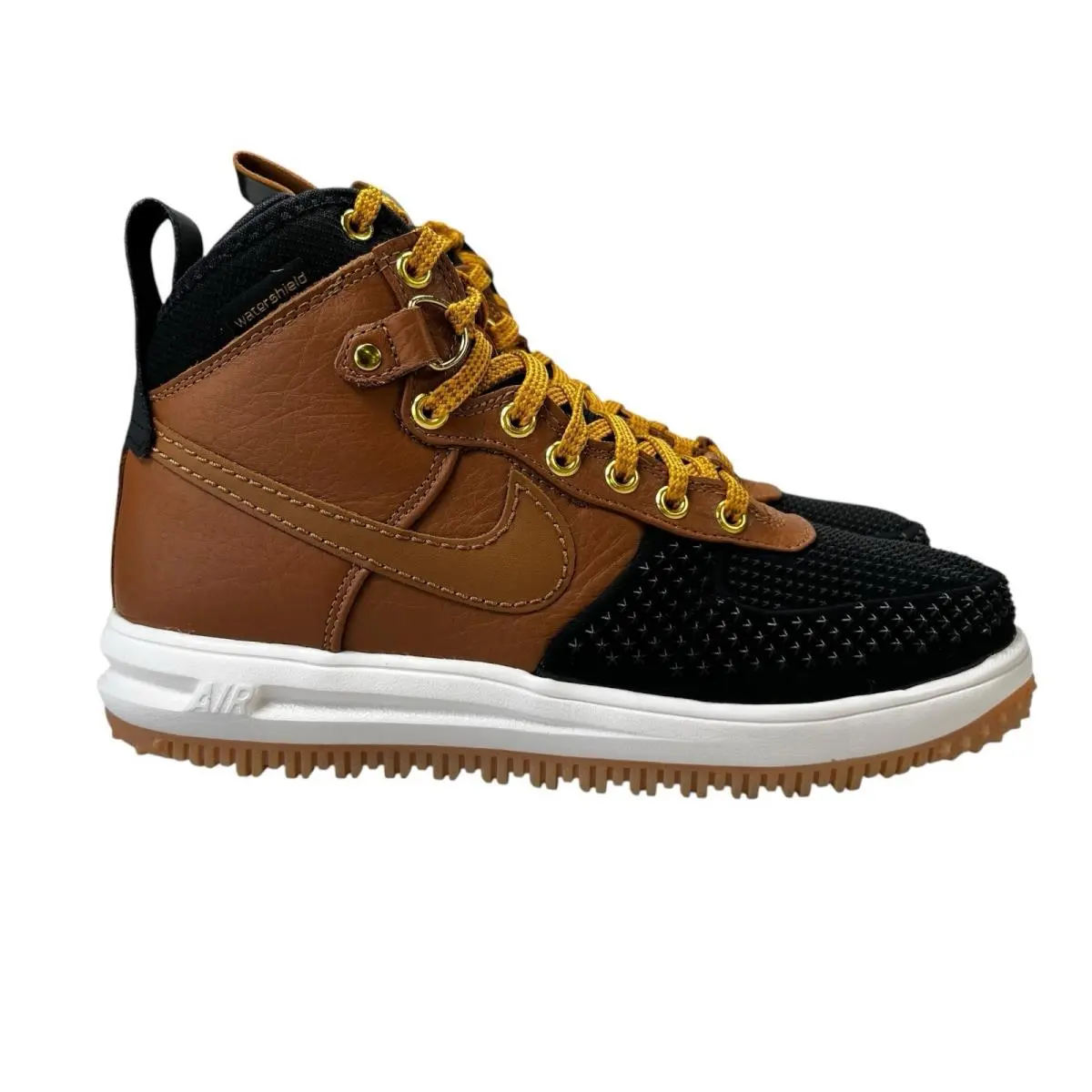 Nike Lunar Force 1 Watershield Ale Brown Duckboots 805899-202 Men`s Size 8.5