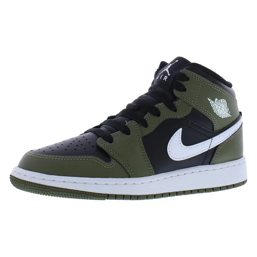 Nike Air Jordan 1 Mid GS Boys Shoes