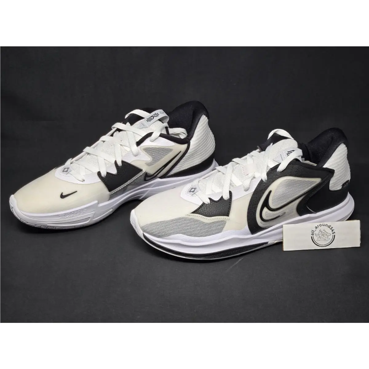 Nike Kyrie Low 5 TB Promo Mens Multi Sizes Shoes White Black DX6651-100 Nby