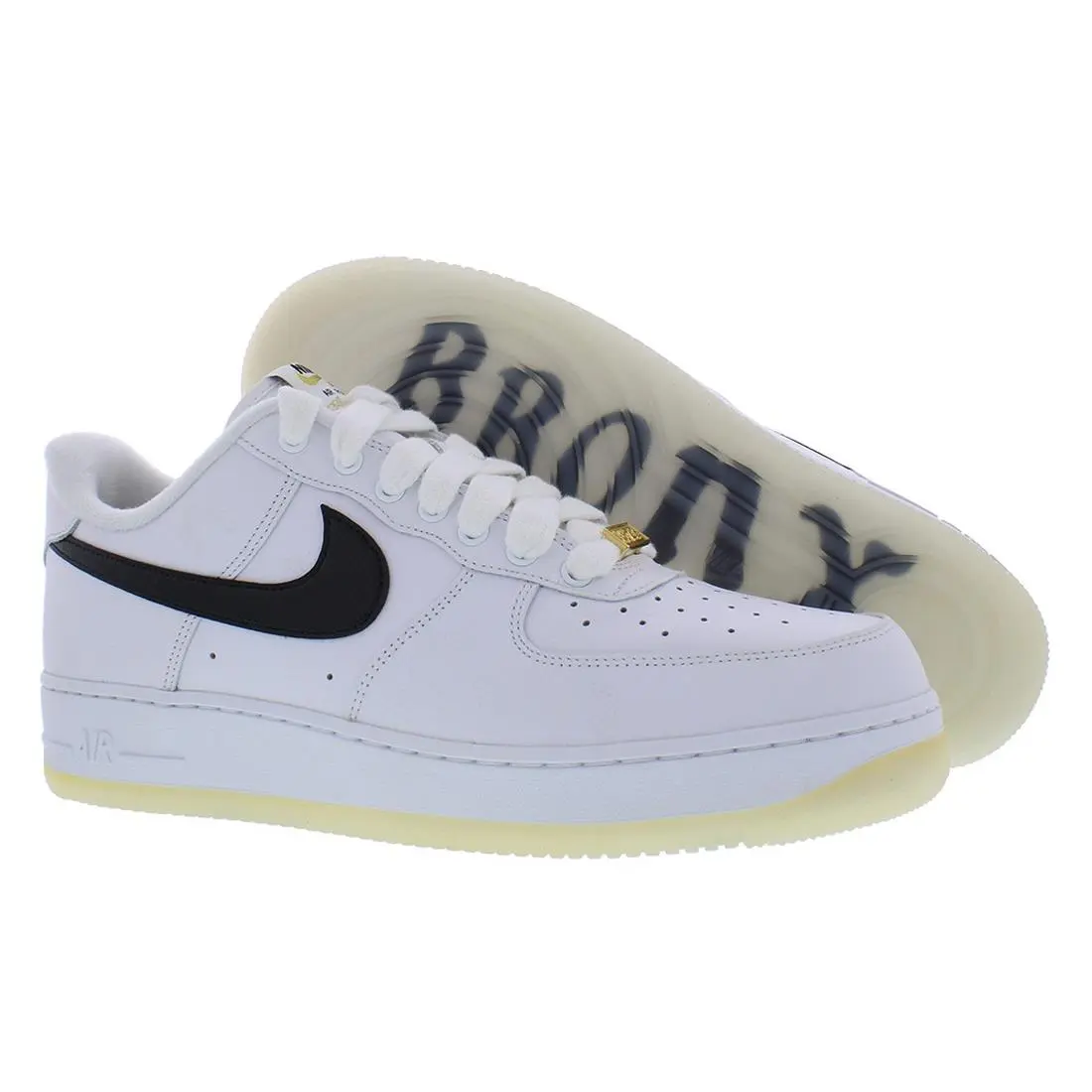 Nike shoes - White/Black/Metallic Gold, Main: White 3
