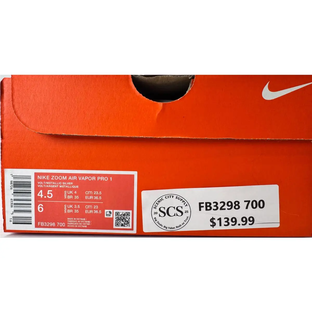 Nike shoes - Nike Vapor Pro 1 Volt/Anthracite/Metallic Silver | FB3298-700 7