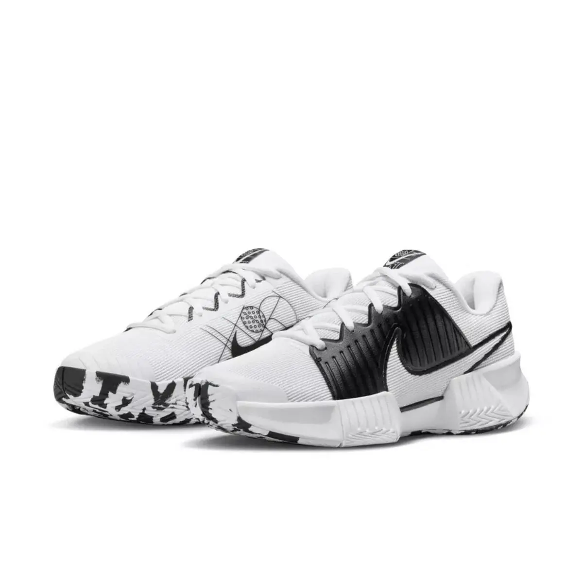 Nike Zoom Challenge FQ4155-100 Sneakers Women`s 7 White Pickleball Shoes RHS8523