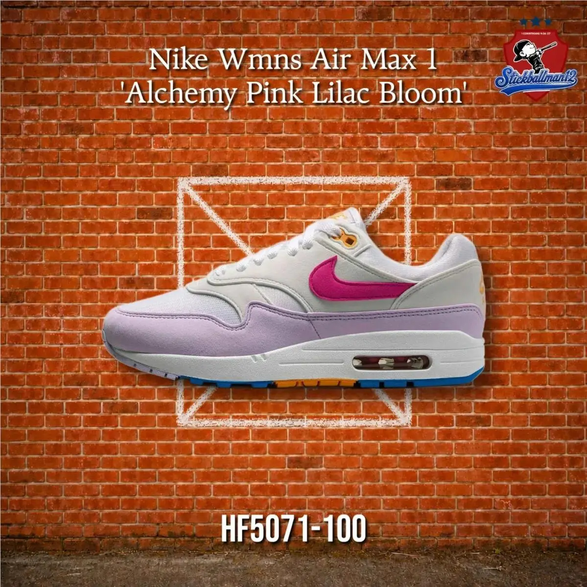 Nike Air Max 1 White Alchemy Pink Women`s HF5071-100 - Multicolor