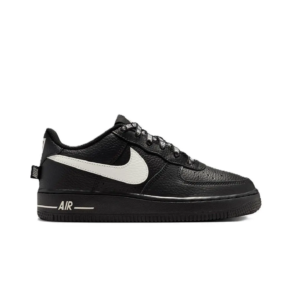 Big Kid`s Nike Air Force 1 Low Js Black/sail IR0270 002 - Black/Sail