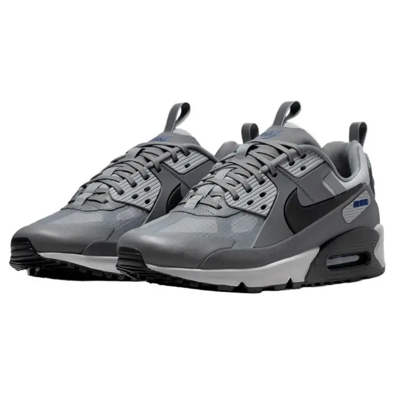 Nike Air Max 90 Drift Cool Grey Deep Royal Blue Men`s Sports Sneaker IO1908-002