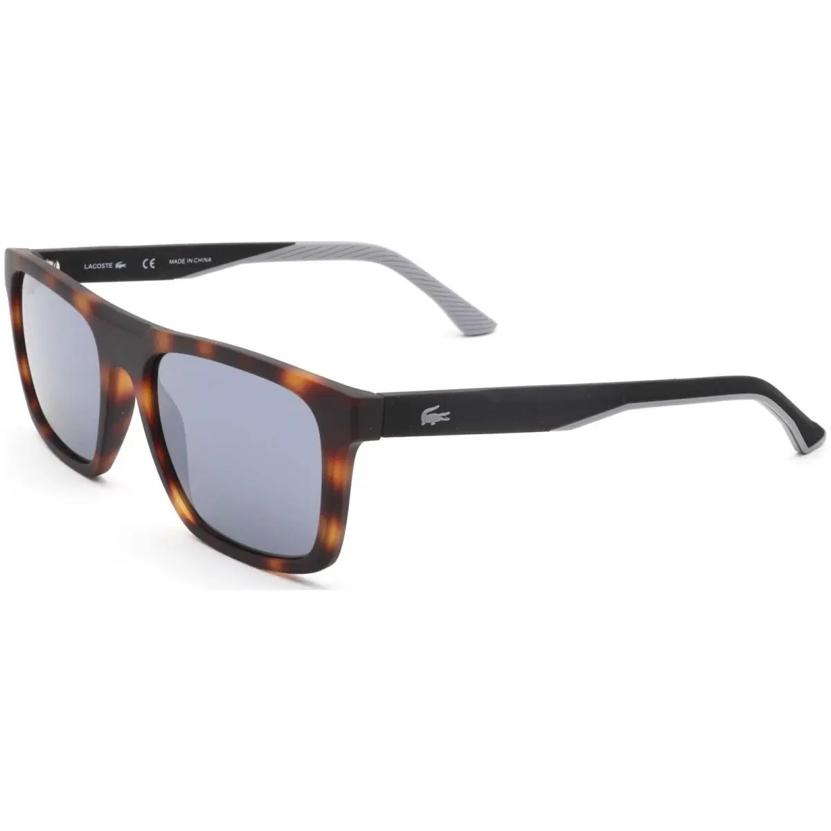 Men`s 56 mm Matte Havana Sunglasses L957S-230-56 by Lacoste