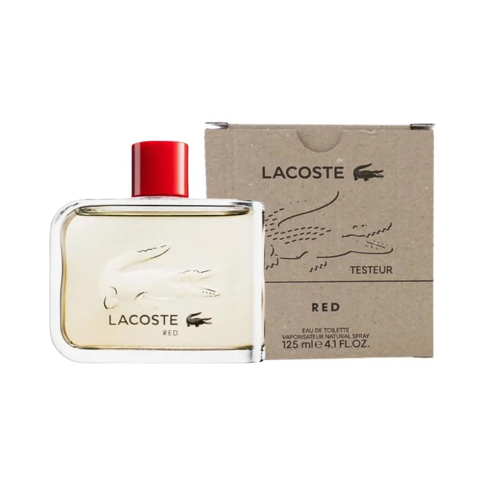 Lacoste Red by Lacoste 4.1 / 4.2 oz Edt Spray For Men Tester